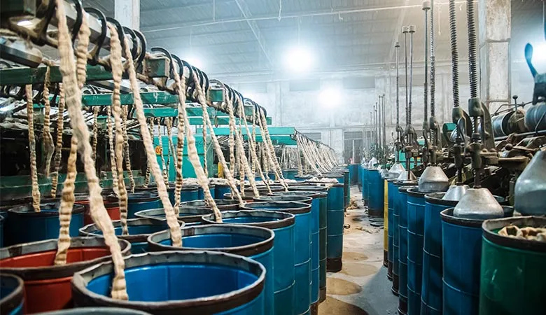 "jute spinning Process"