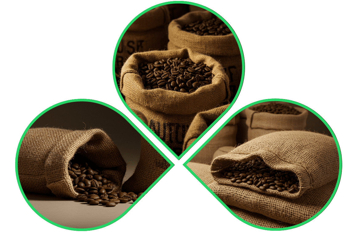 Jute Bags for Storing Coffee bean