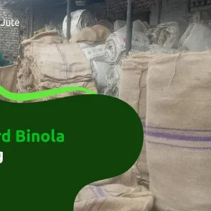 Standard binola jute bags in storage facility