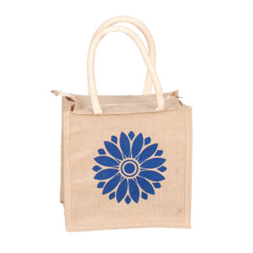 Jute Cotton Lunch Bag
