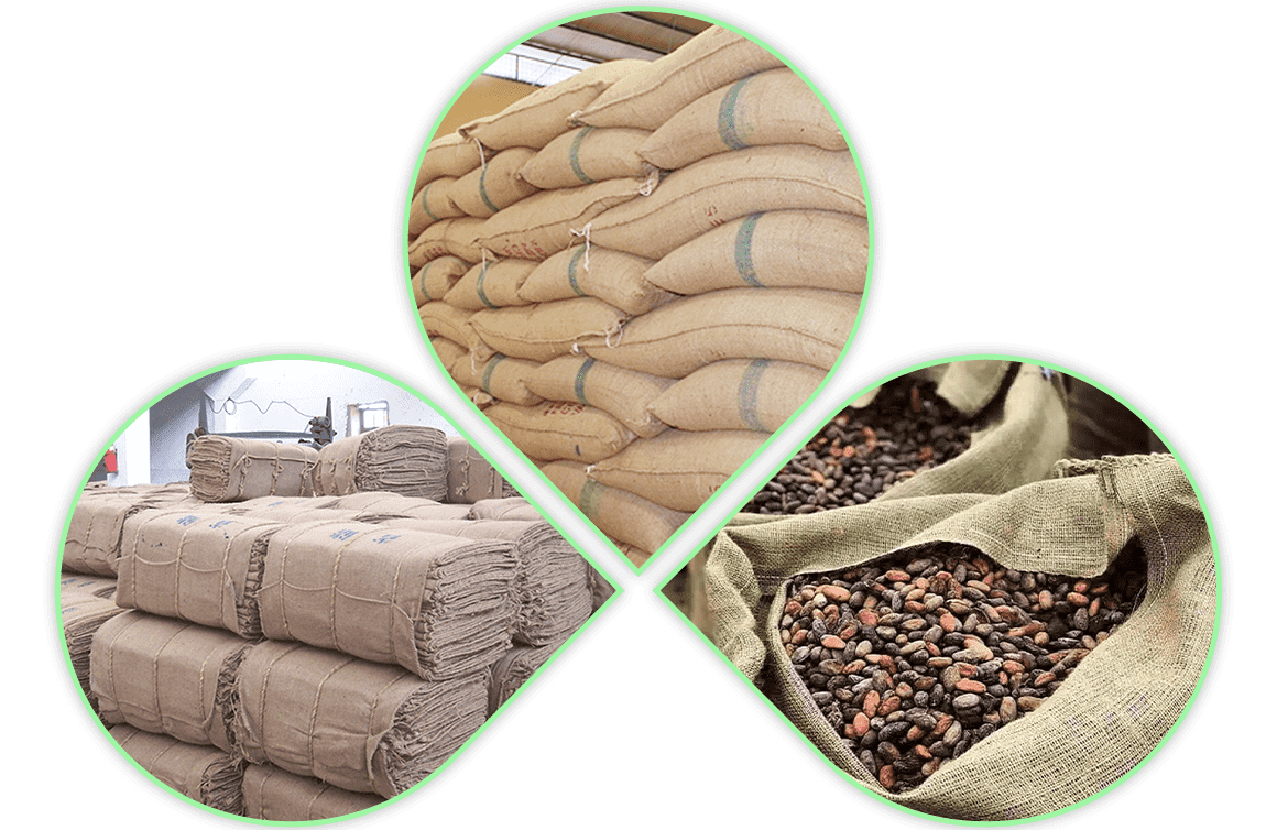 Jute Bags useing for storage and exporting