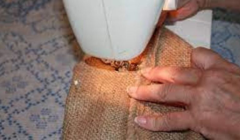 jute sack bags finishing