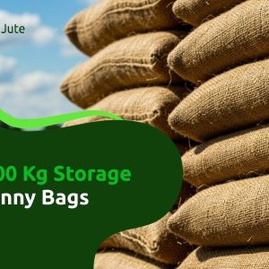 Stacked jute gunny bags for 50 to 100 kg storage by Imperial Jute